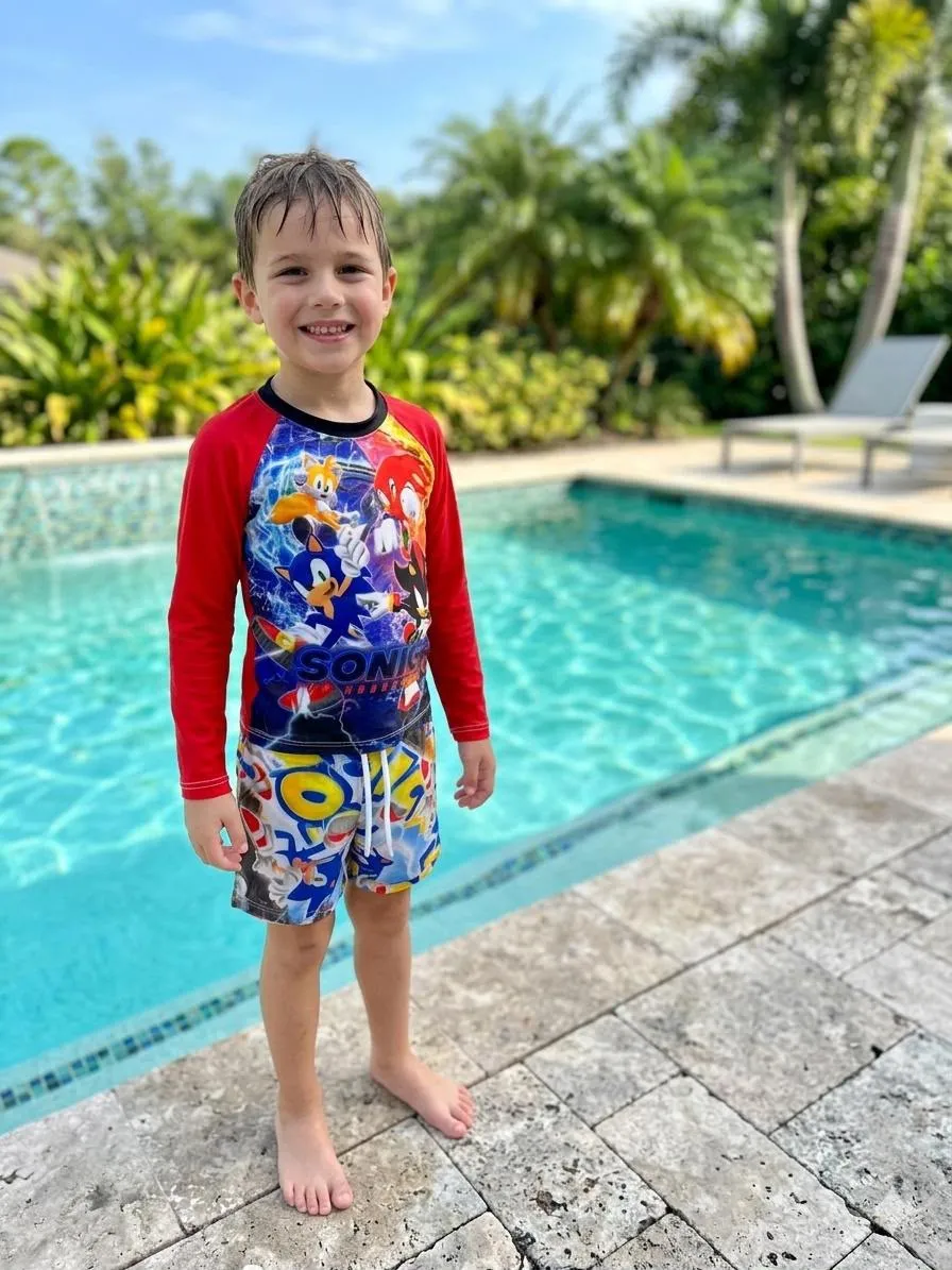 TRAJE DE BAÑO NIÑO TALLA 14-16