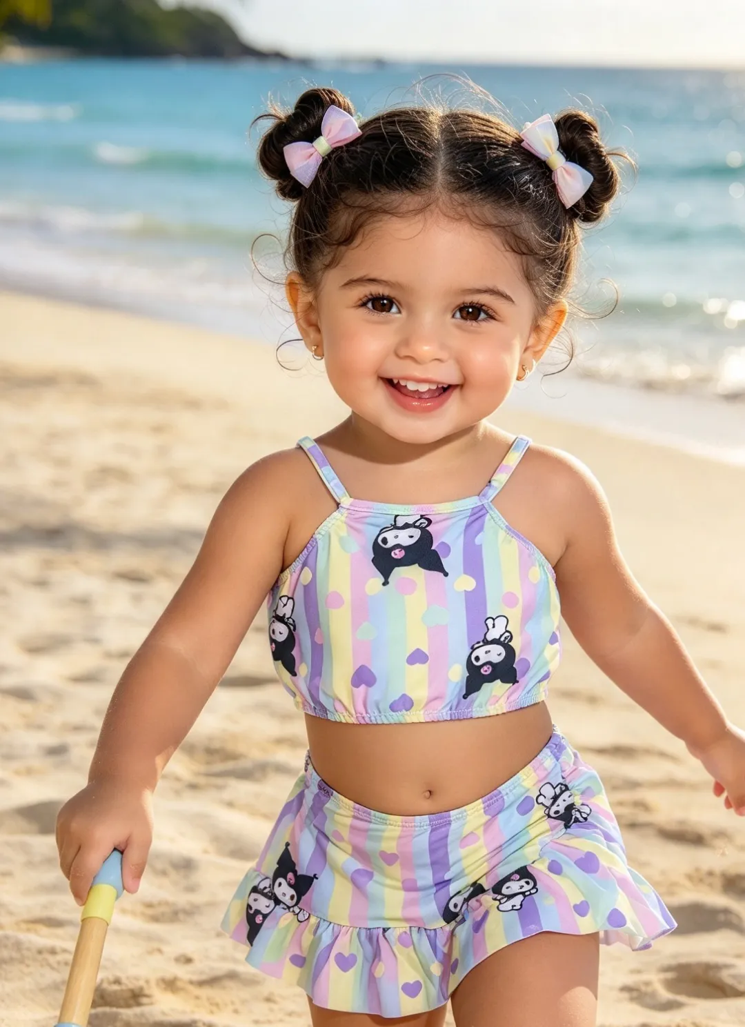 TRAJE DE BAÑO NIÑA 3 PIEZAS
